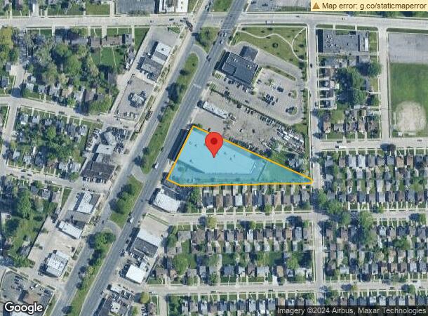  21500 Gratiot Ave, Eastpointe, MI Parcel Map