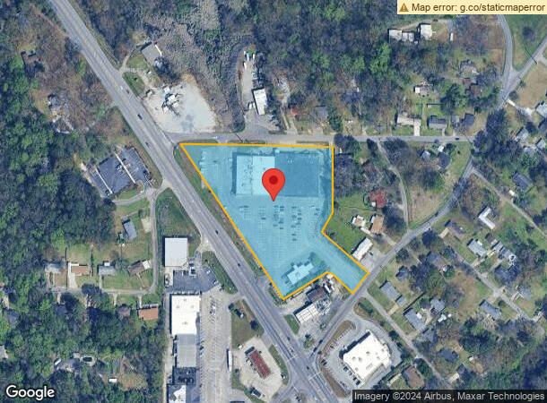  1605 Forestdale Blvd, Birmingham, AL Parcel Map