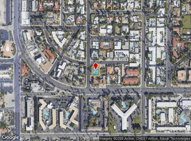 1674 S Via Salida, Palm Springs, CA Parcel Map