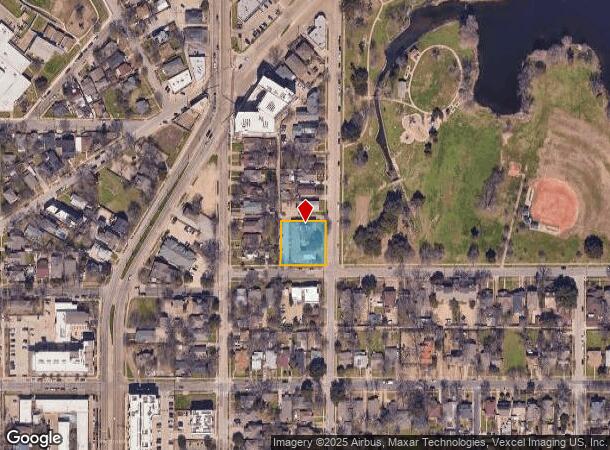 1001 N Crawford St, Dallas, TX Parcel Map