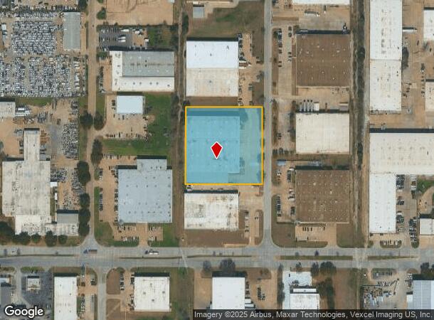  609 107Th St, Arlington, TX Parcel Map