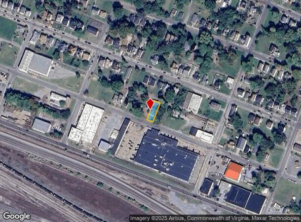  1233 Centre Ave Nw, Roanoke, VA Parcel Map