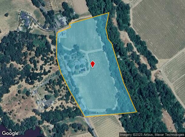  5768 W Dry Creek Rd, Healdsburg, CA Parcel Map