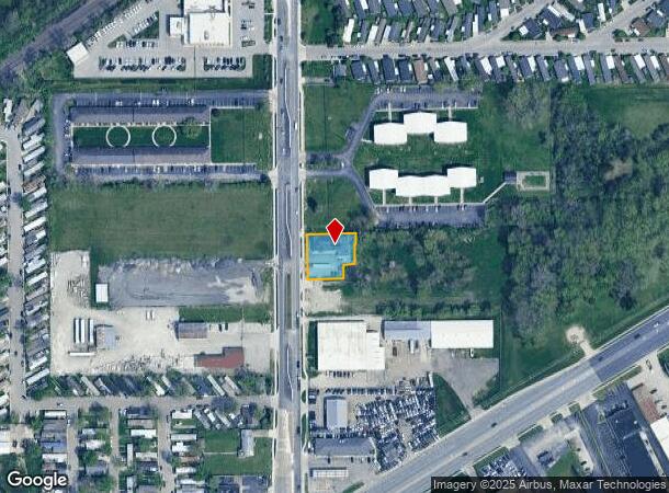 5101 N Post Rd, Indianapolis, IN Parcel Map