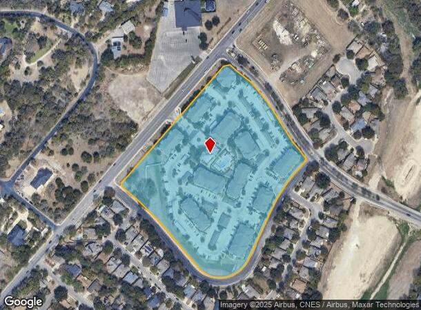 7838 Huebner Rd, San Antonio, TX Parcel Map