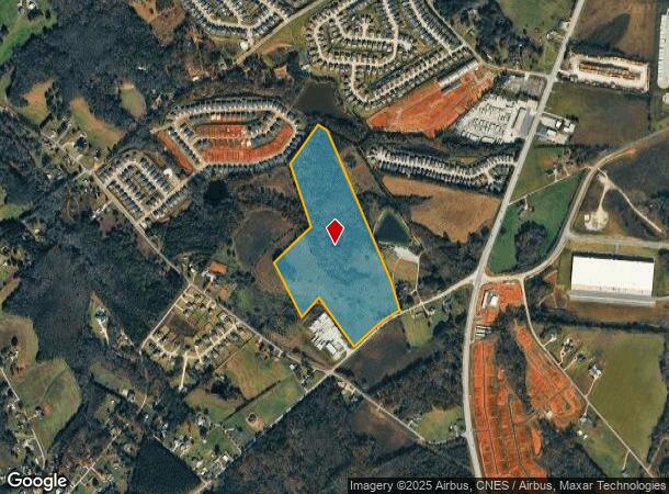  8396 Reidville Rd, Greer, SC Parcel Map