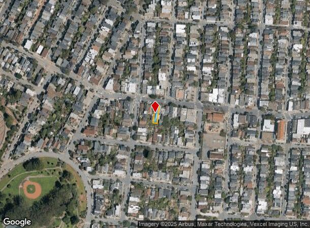408 Cortland Ave, San Francisco, CA Parcel Map
