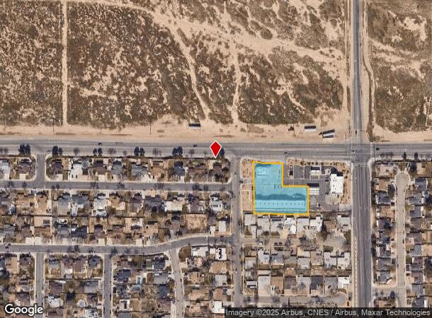  1034 W Avenue H, Lancaster, CA Parcel Map