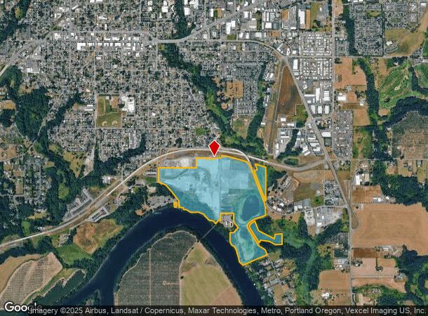  1301 S Wynooski St, Newberg, OR Parcel Map
