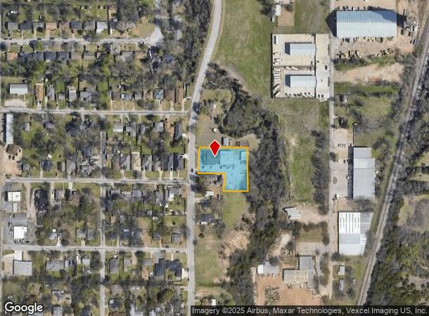  1004 N Jefferson St, Lancaster, TX Parcel Map