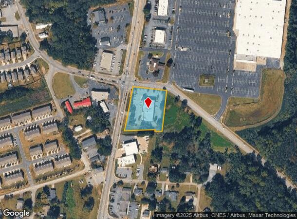 1063 S Pendleton St, Easley, SC Parcel Map