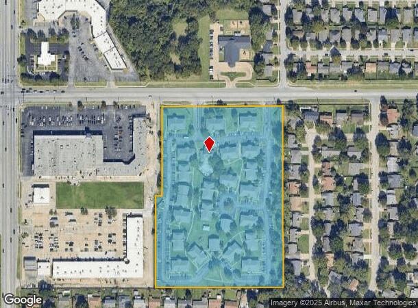  1947 W Houston St, Broken Arrow, OK Parcel Map