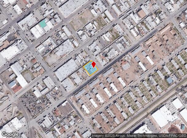  2027 Magoffin Ave, El Paso, TX Parcel Map