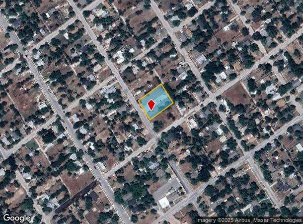  1708 3Rd St, Brownwood, TX Parcel Map