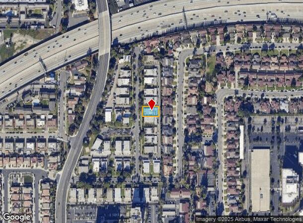  753 S Fondren St, Orange, CA Parcel Map