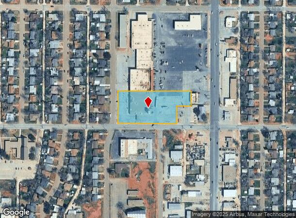  1202 N Mockingbird Ln, Abilene, TX Parcel Map