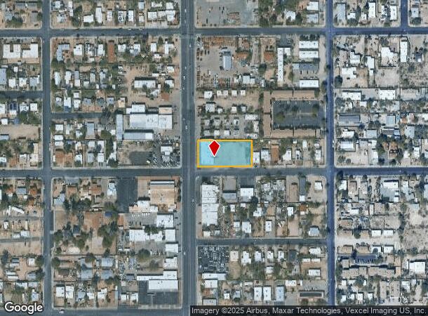  1 E Jacinto St, Tucson, AZ Parcel Map