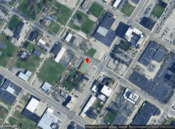  1713 Jefferson Ave, Toledo, OH Parcel Map