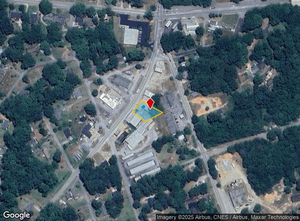  1209 Greenwood Rd, Laurens, SC Parcel Map