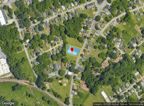  1214 S Elm St, High Point, NC Parcel Map