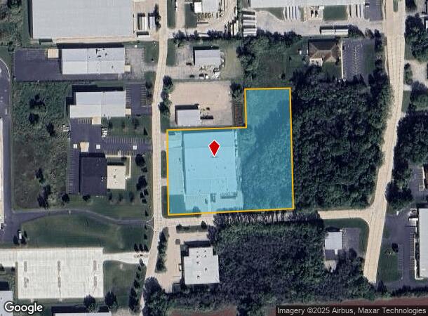 2442 Progress Ct, Neenah, WI Parcel Map