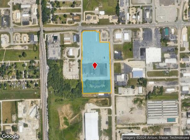  1155 E Pershing Rd, Decatur, IL Parcel Map