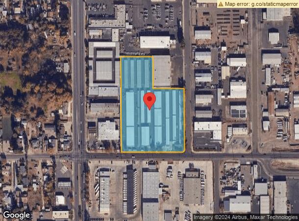  1401 Woodland Ave, Modesto, CA Parcel Map