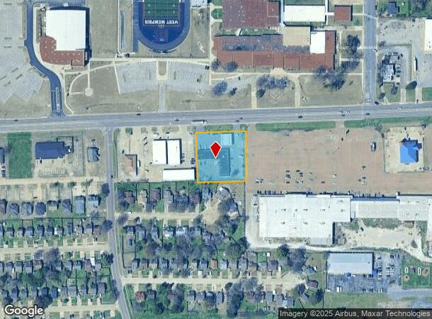  600 W Broadway St, West Memphis, AR Parcel Map