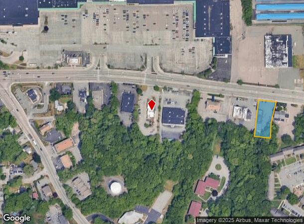 1645 Diamond Hill Rd, Woonsocket, RI Parcel Map