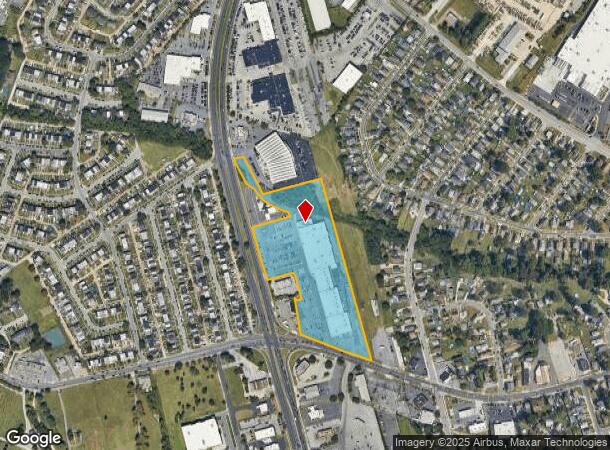 1123 Merritt Blvd, Dundalk, MD Parcel Map