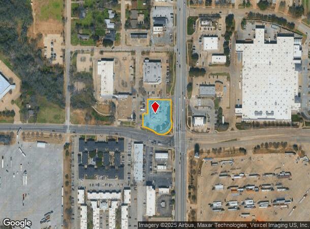 1000 N Collins St, Arlington, TX Parcel Map