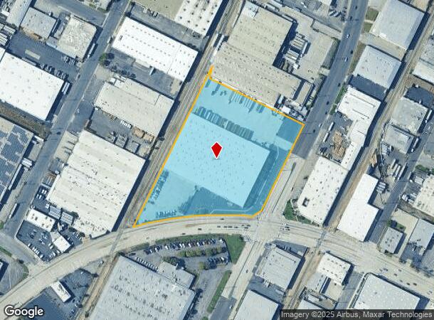  2187 Garfield Ave, Commerce, CA Parcel Map