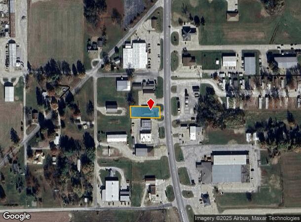  1213 S West St, Olney, IL Parcel Map