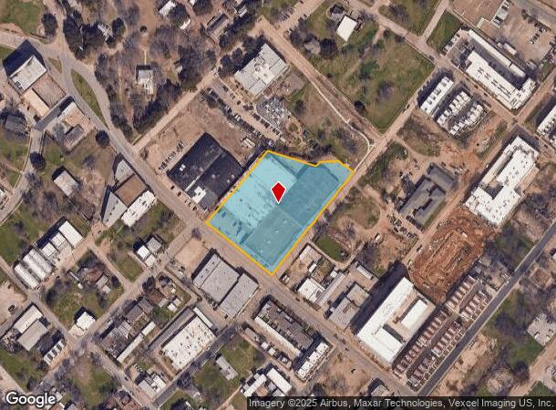  1700 S Ervay St, Dallas, TX Parcel Map