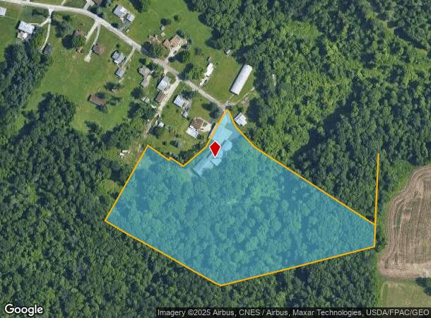 401 Prairie St, Greenfield, IL Parcel Map