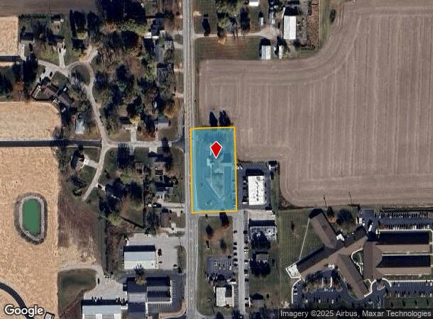 1102 N Jefferson St, Ossian, IN Parcel Map