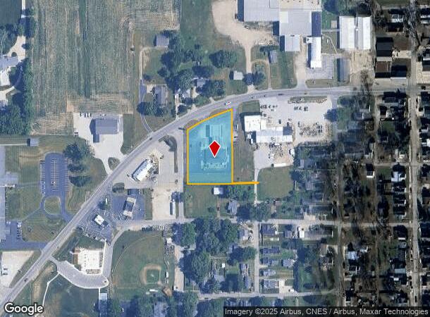  641 W Walnut St, Albany, IN Parcel Map