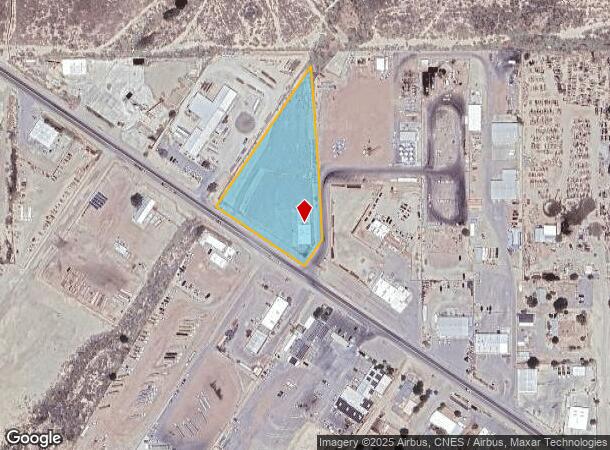 1350 Kern St, Taft, CA Parcel Map
