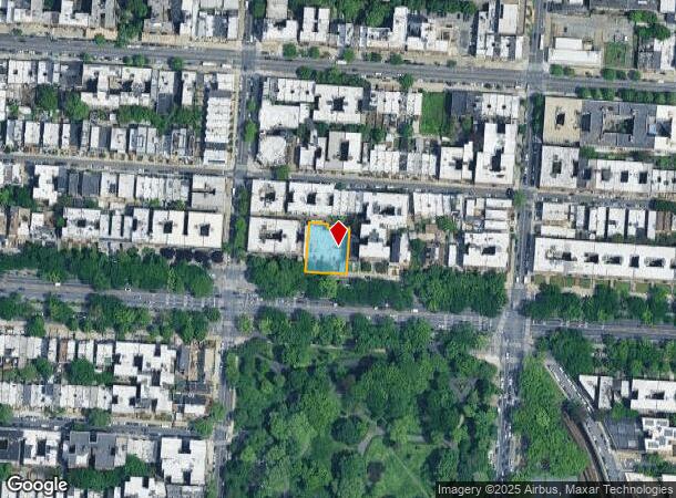  1233 Eastern Pky, Brooklyn, NY Parcel Map