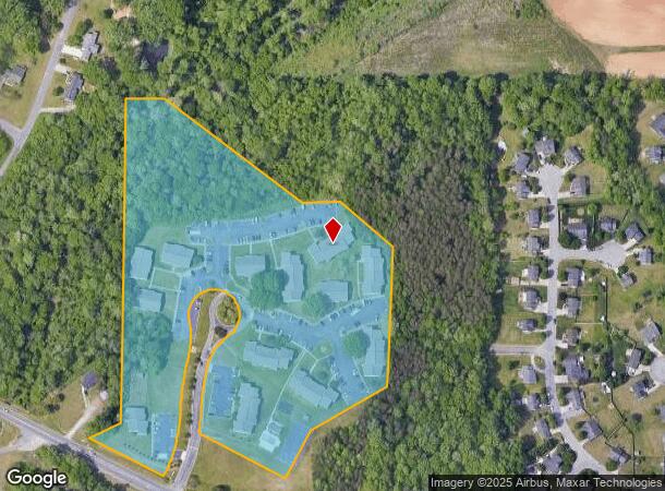 2105 Fiddlers Ct, Winston Salem, NC Parcel Map