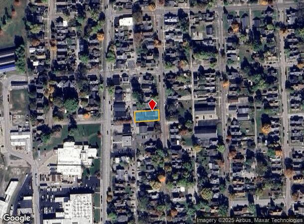  1428 Franklin St, Columbus, IN Parcel Map