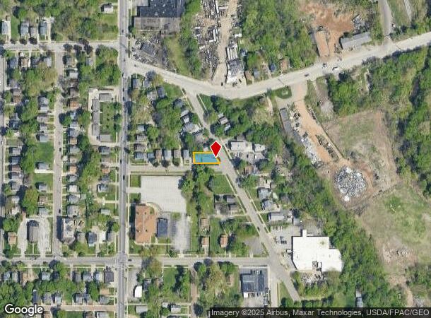  870 Bank St, Akron, OH Parcel Map
