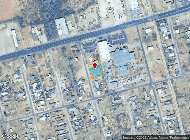  1203 Wright St, Big Spring, TX Parcel Map