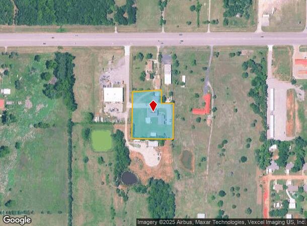 16180 Ne 23Rd St, Choctaw, OK Parcel Map