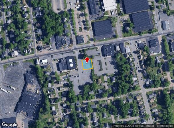  645 Centre St, Brockton, MA Parcel Map