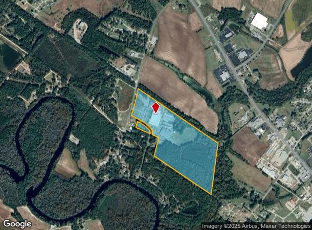 531 Flanders Filter Rd, Washington, NC Parcel Map