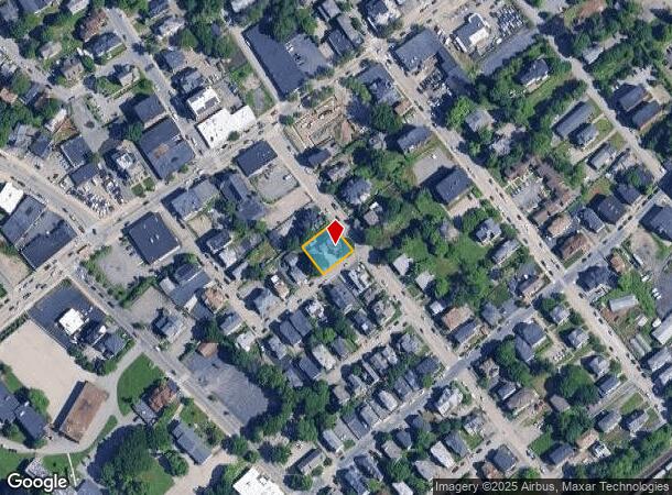 16 Benefit St, Worcester, MA Parcel Map