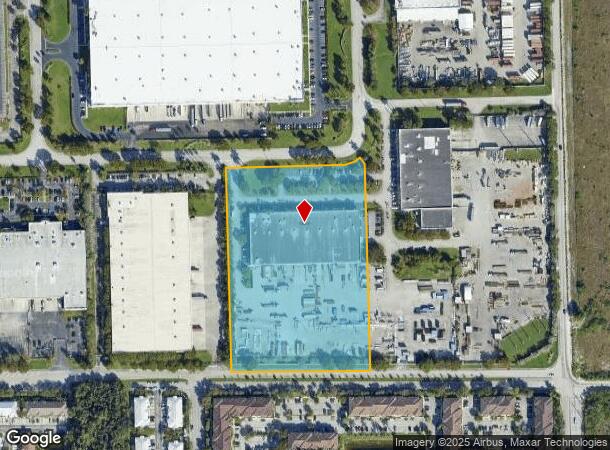 10810 Nw 92Nd Ter, Medley, FL Parcel Map