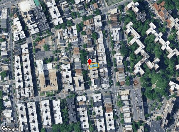  1524 Leland Ave, Bronx, NY Parcel Map
