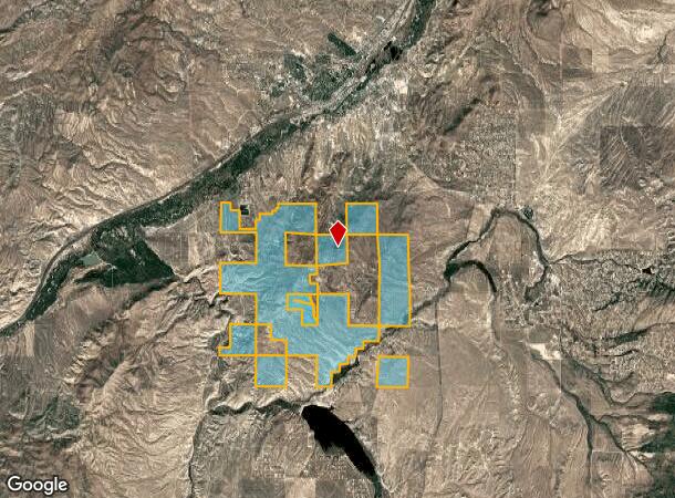 1193 Hilltop Dr, Elko, NV Parcel Map